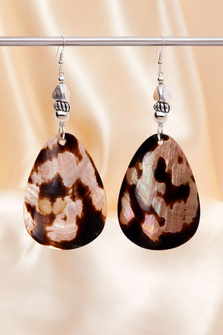 QUEEN OF PARADISE STERLING SILVER AND SHELL EARRINGS