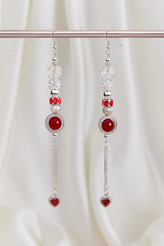 PLAYING GAMES WITH THE QUEEN OF HEARTS EARRINGS