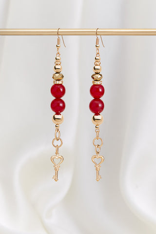 14K GOLD TWIN FLAME EARRINGS