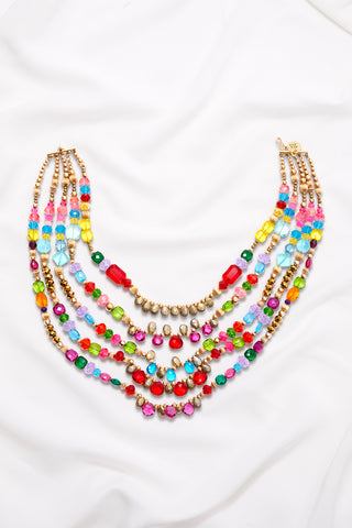 BRIGHT JOY MULTI-STRAND NECKLACE I