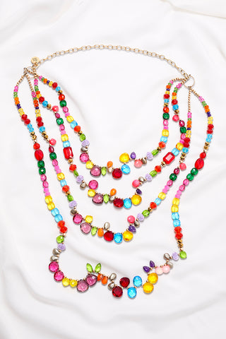 BRIGHT JOY MULTI-STRAND NECKLACE II