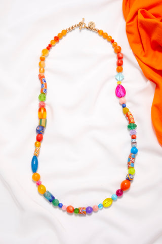 ORANGE BRIGHT JOY NECKLACE