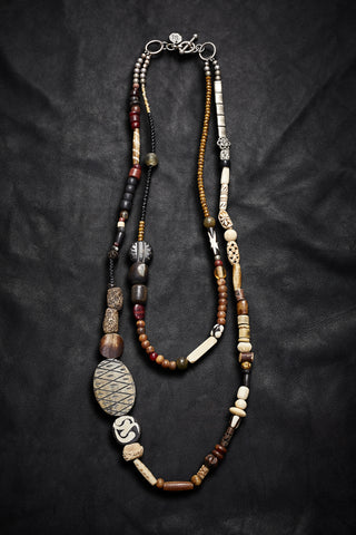 CAMPING ON THE SAFARI DOUBLE STRAND NECKLACE