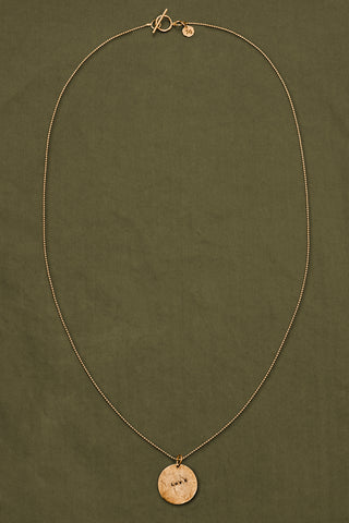 GOLD LOVE CHAIN NECKLACE