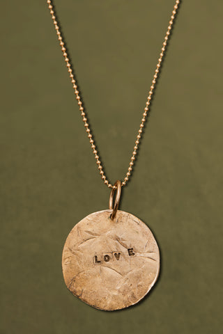 GOLD LOVE CHAIN NECKLACE