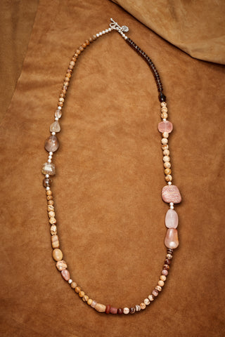 MIDNIGHT GARDEN IN SANTA FE NECKLACE