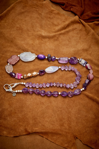 PURPLE TWILIGHT BELT/NECKLACE