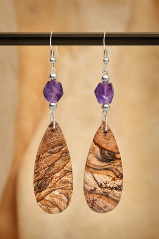 PURPLE TWILIGHT EARRINGS