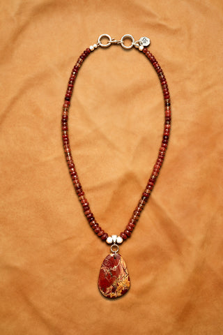 WILD AT HEART CHOKER NECKLACE WITH PENDANT