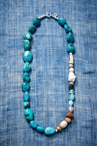 Chrysocolla Turquoise Island Necklace