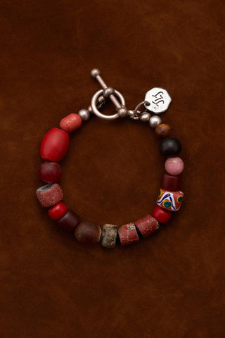 CAMPFIRE EARTH WHIMSICAL RED BRACELET