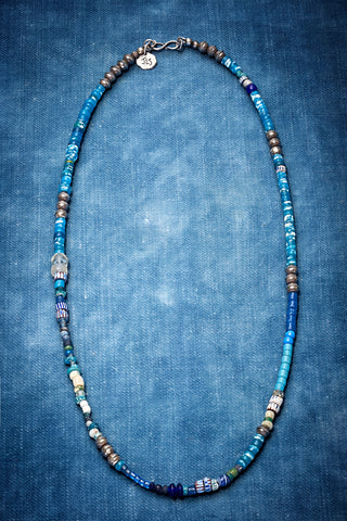DUNGAREE BLUE NECKLACE