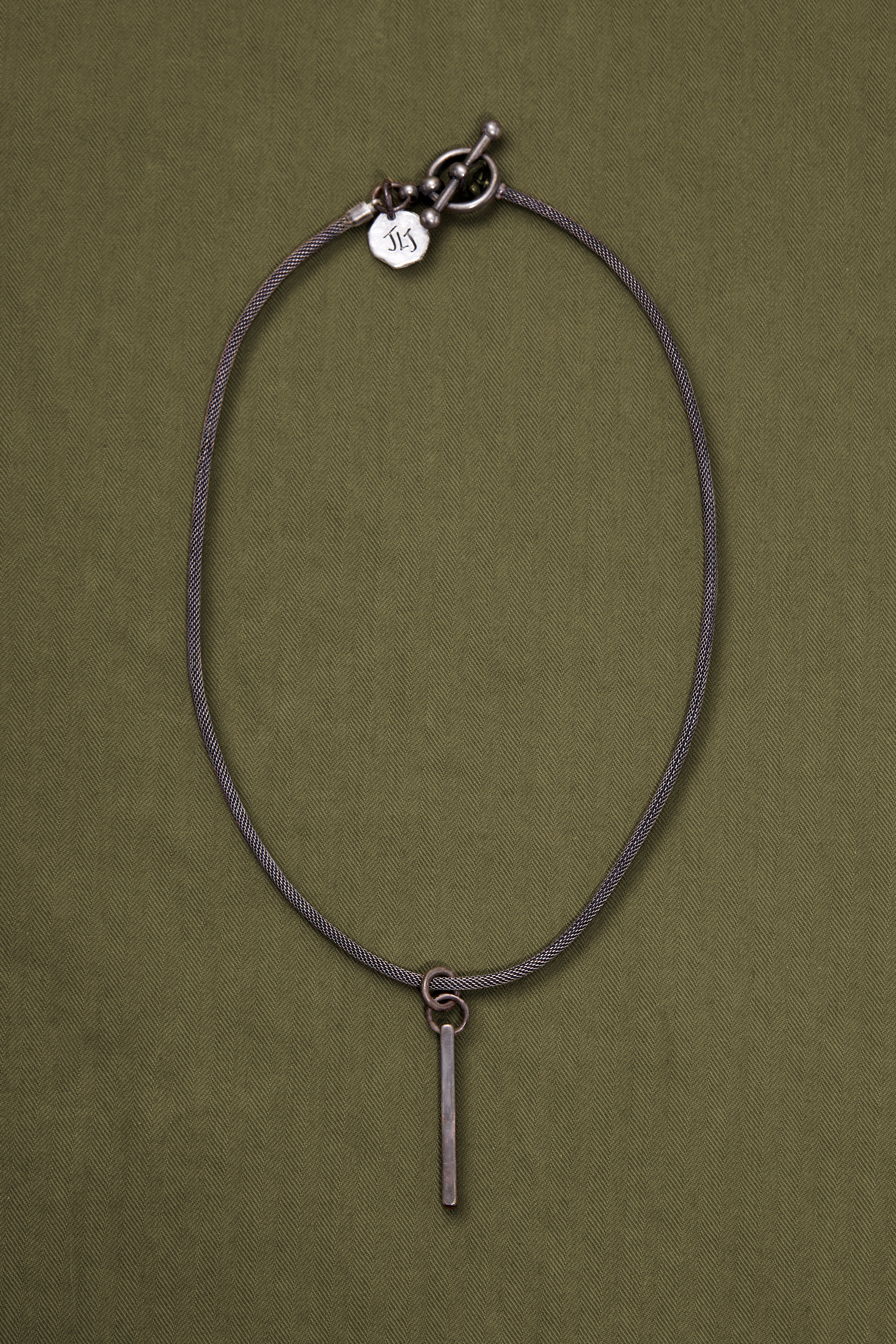 Golden Flat Rectangle Chain Necklace – Ettika