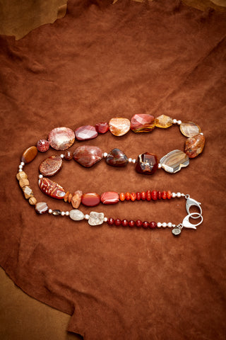 RED FLAME BELT/ NECKLACE