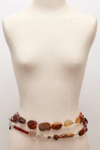 RED FLAME BELT/ NECKLACE