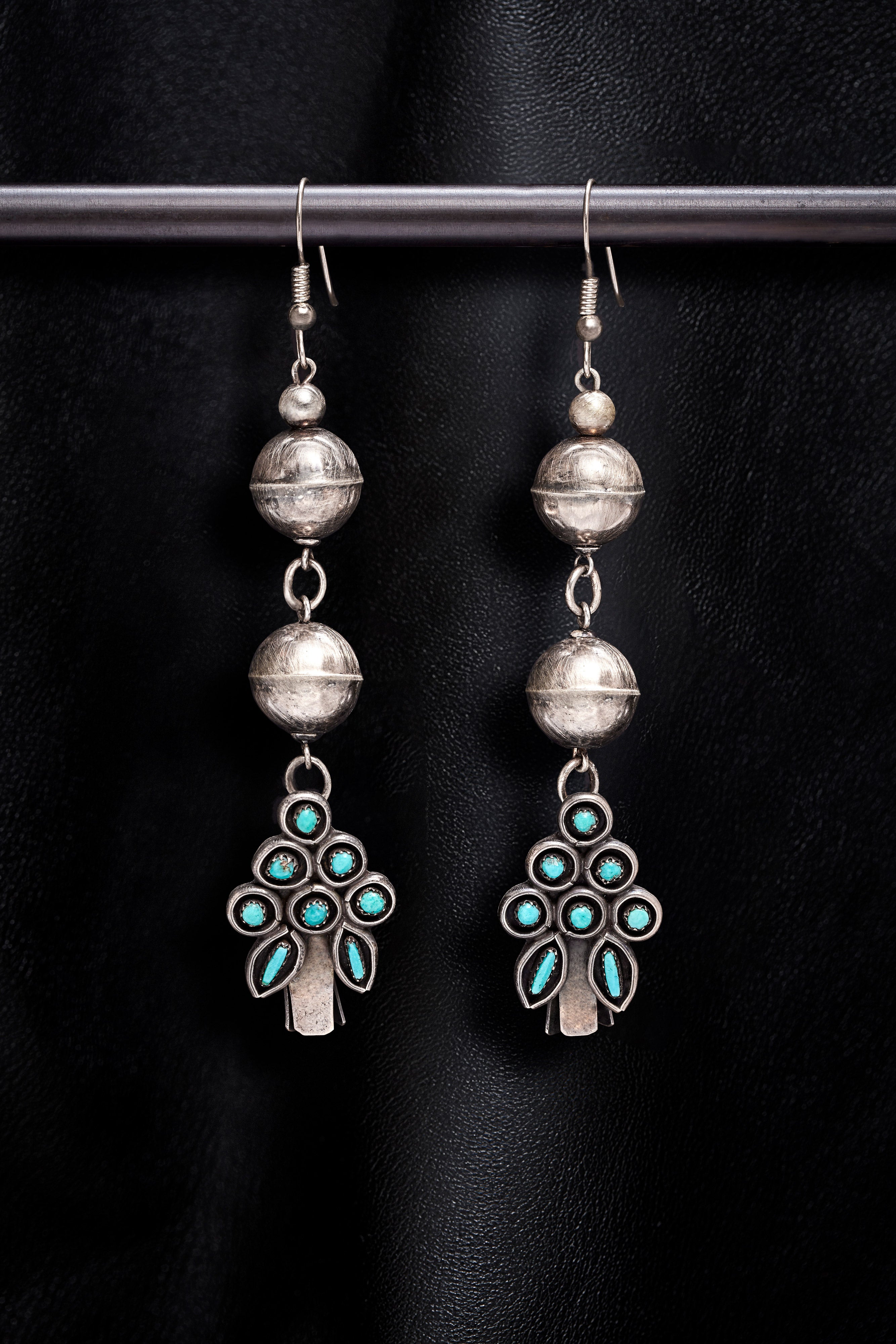 Oxidized Silver Earring with Jhumki by Leshya – BANGLES BY LESHYA